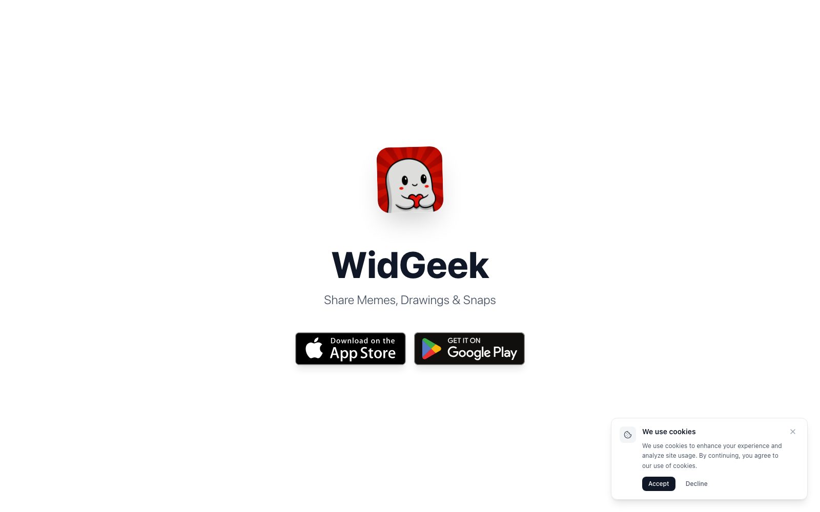Widgeek homepage preview
